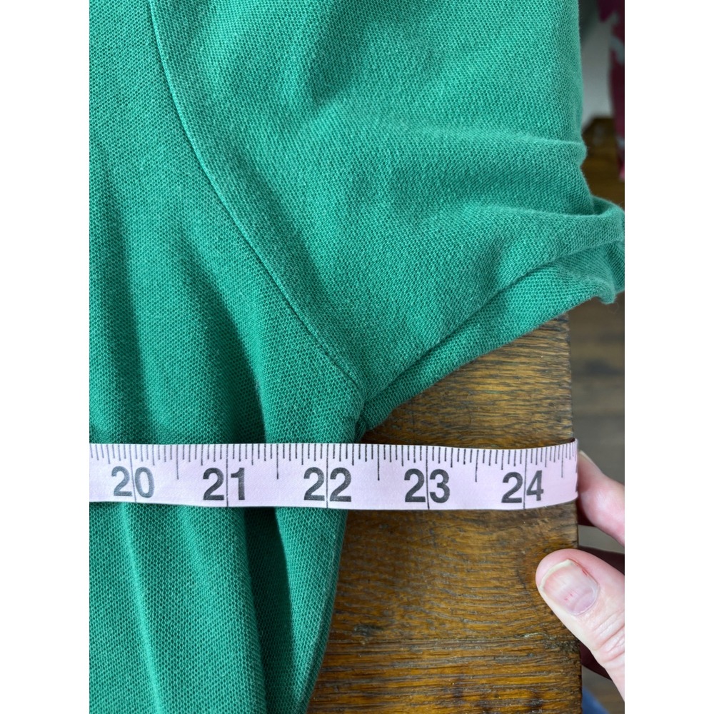 Lacoste Mens Green Classic Fit Pique Cotton Short Sleeve Polo Shirt Size 7 XL - Picture 10 of 12